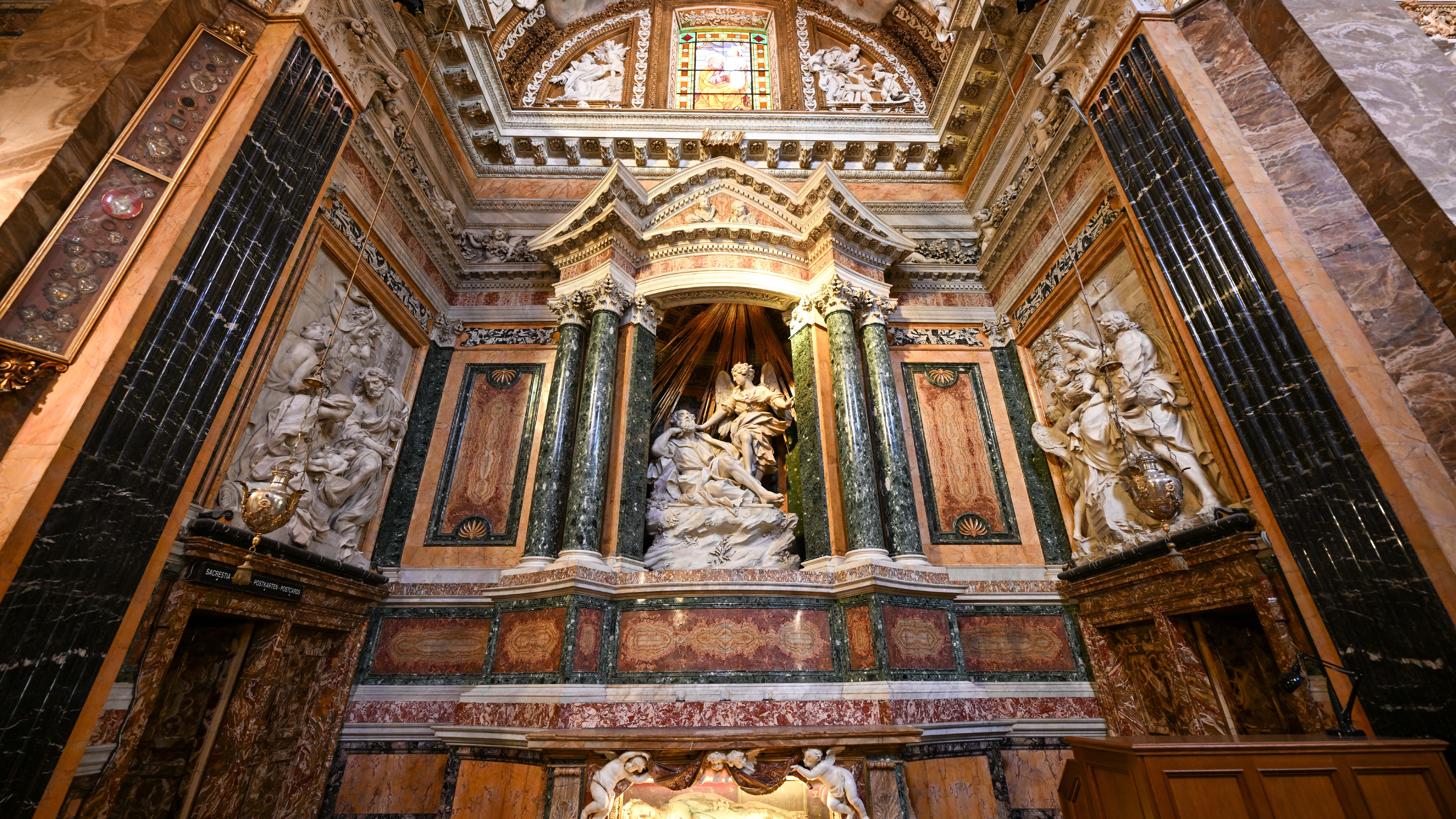 Tysdag 28. april - Santa Maria della Vittoria - San Ignazio - Opera